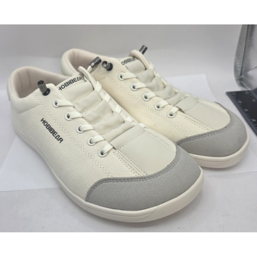 Hobibear Minimalist Barefoot Shoes Sneakers Womens Sz EU 40 Cream Gray NEW
